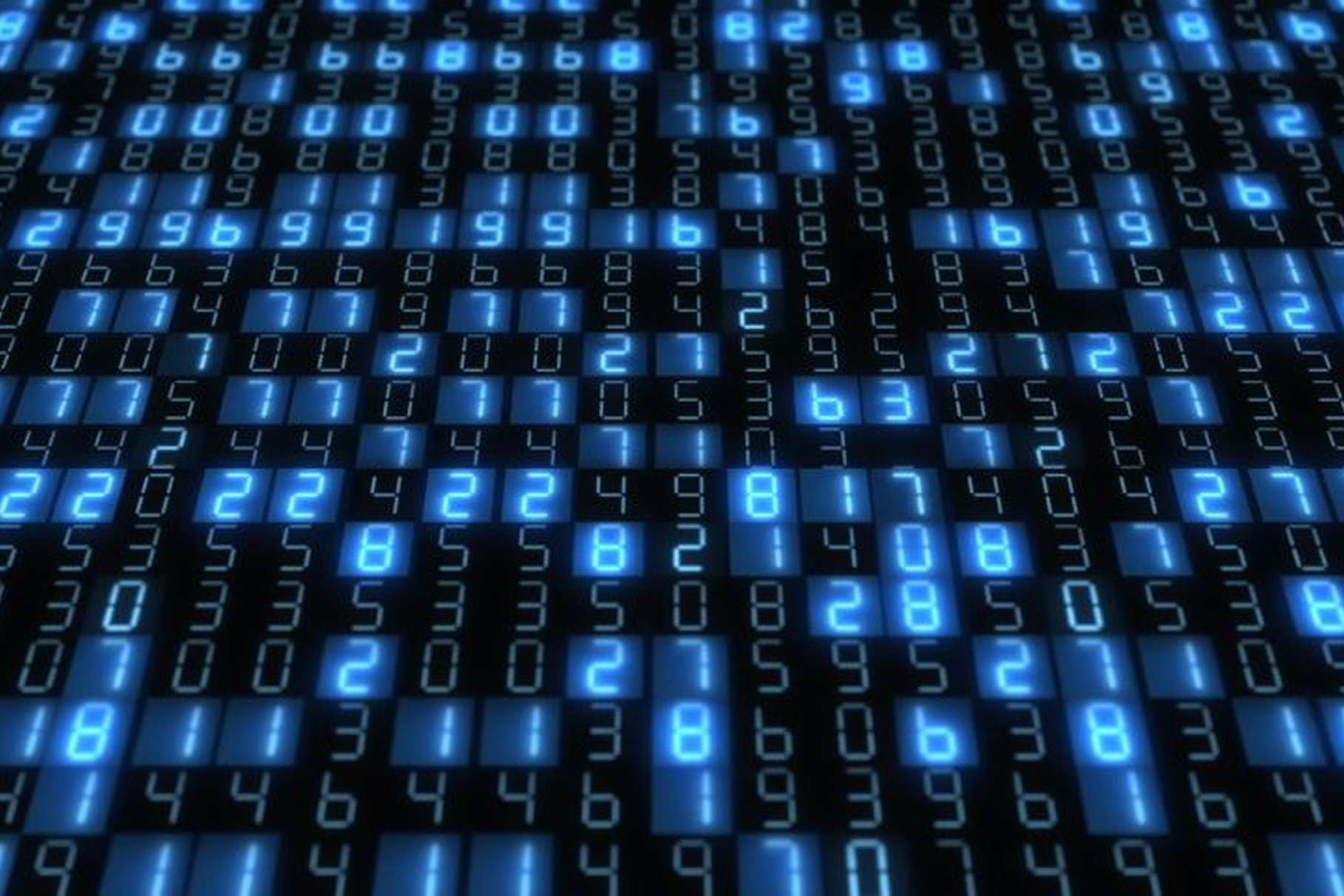 Hexadecimal colour values on a computer screen